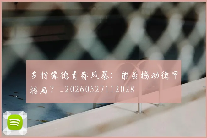 多特蒙德青春风暴:能否撼动德甲格局?_20260527112028